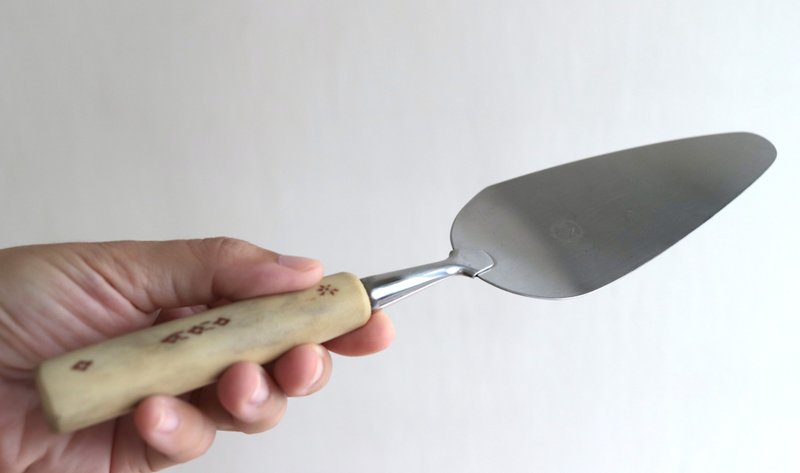 瑞典Eskilstuna Knivman 薩米鹿角米白柄蛋糕匙 - 廚具 - 其他材質 