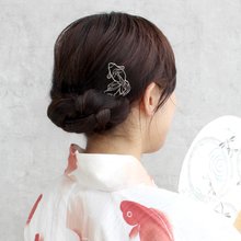 三代目板金屋 ✿花と四季•ダリア✿ 女性への贈り物に人気】三代目板金屋 ステンレス KANZASHI〜花と
