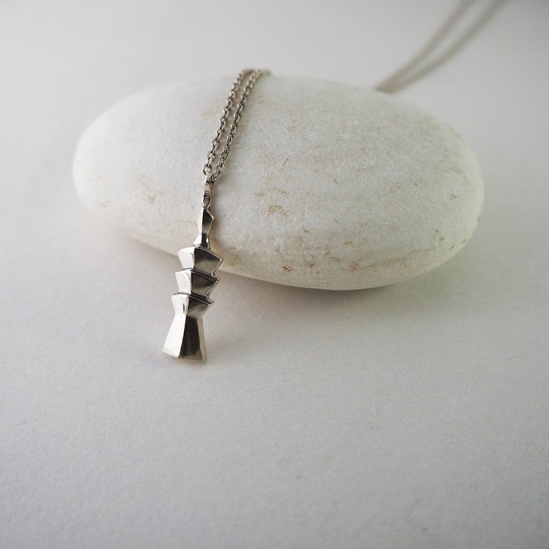 101 necklace_101項鍊 925銀 限量 設計師 手作 客製 台灣地標 - 項鍊 - 銀 銀色