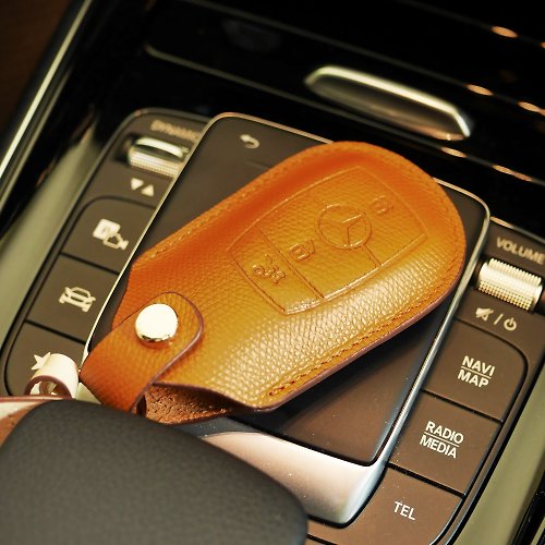 JAYCHEWIN 車鑰匙皮套 Car Key Case - Mercedes Benz