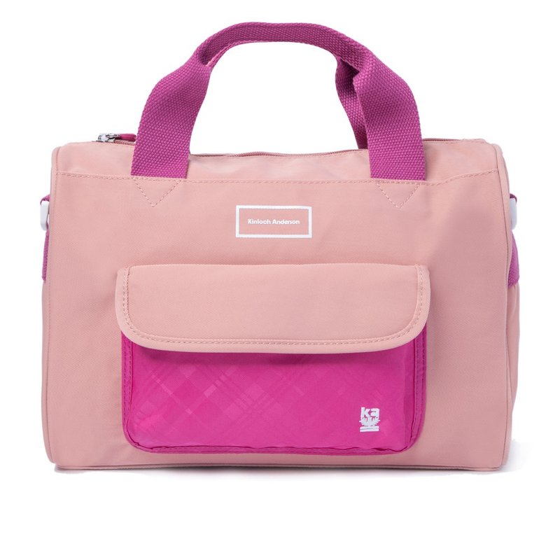 [Kim Anderson] PLAY style 2way handbag-pink - กระเป๋าถือ - ไนลอน สึชมพู