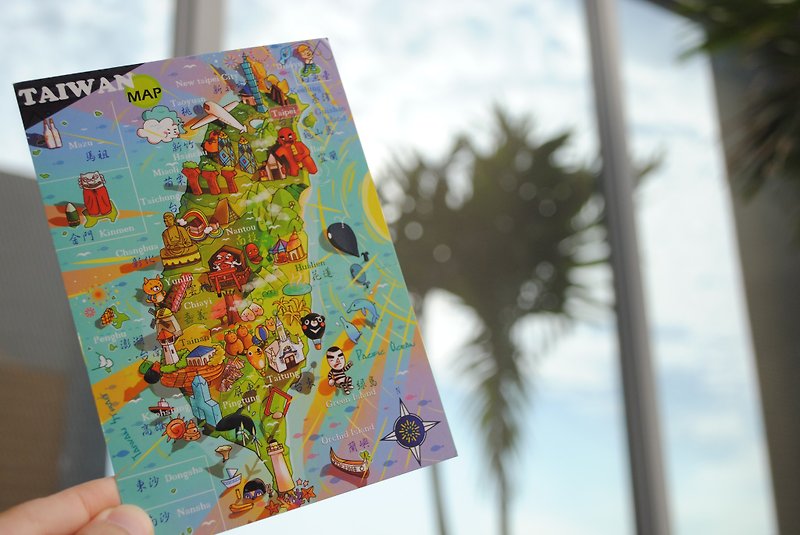 B DESIGN Love Taiwan Postcard Set-First Edition (Buy 10 Get 2 Free) - การ์ด/โปสการ์ด - กระดาษ สีใส
