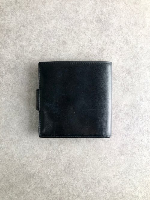 日本直送 名牌中古包 】CELINE セリーヌ 財布 ブラック ブラゾン
