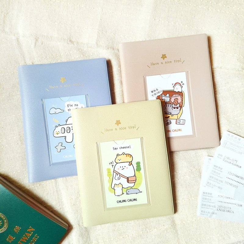 Cumi Cumi / Pocket Passport Holder (3 Colors) SC-39 Passport Cover Travel Essentials Must-Have for International Trips - Passport Holders & Cases - Faux Leather 