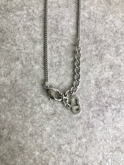 【極美品】Christian Dior ネックレス ロゴ 筆記体 ヴィンテージ 極美品】Christian Dior ネックレス ロゴ 筆記体 ヴィンテージ