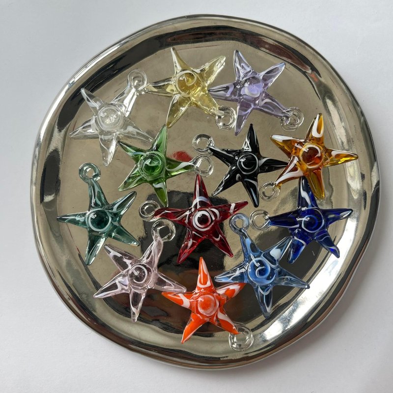 Starfish Robe Necklace - สร้อยคอ - แก้ว 