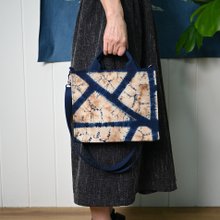 ハンドメイド 市松模様 ショルダーバッグ 格子柄 500x0.jpg