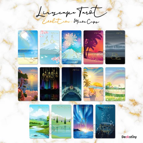e*n様 正規品 ２デッキセット LINESCAPE TAROT ラインスケープ 正規品 2デッキセット LINESCAPE TAROT ラインスケープタロット