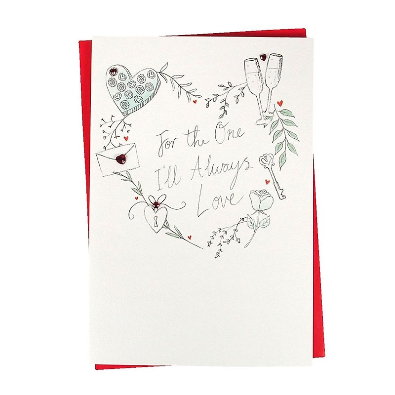 The most suitable person for me is you【Hallmark-Card Valentine's Day Series】 - Cards & Postcards - Paper White