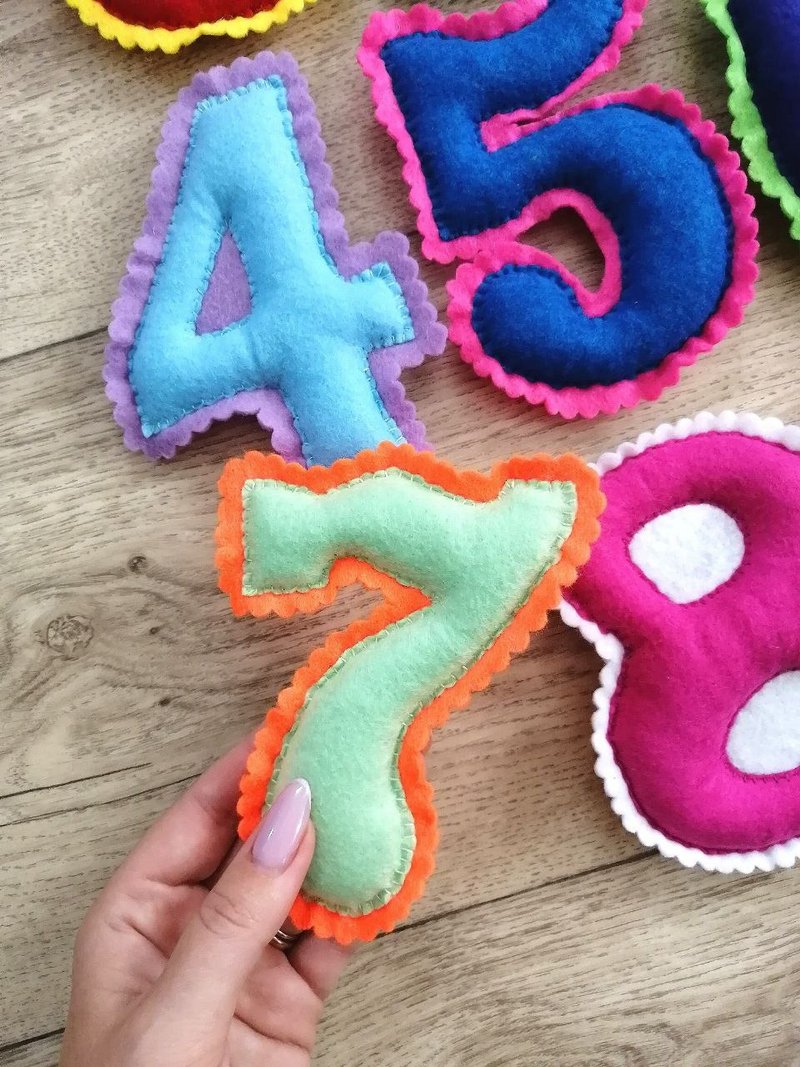 Eco-Friendly Materials Kids' Toys Multicolor - Educational Toy Soft Numbers Early Development from Diapers Learning toy for kid