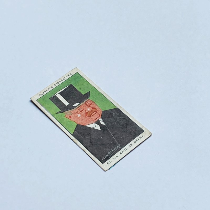 RT.HON. EARL OF DERBY_UK John Player & Sons cigarette card - การ์ด/โปสการ์ด - กระดาษ 