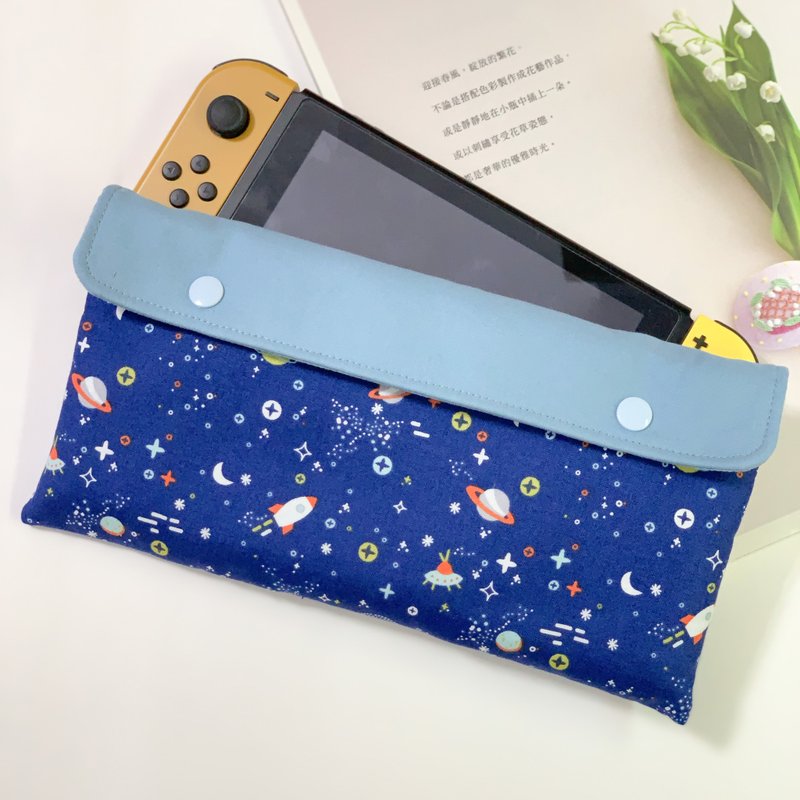 宇宙星球 switch主機收納袋 防塵袋 內鋪棉 - 其他 - 棉．麻 多色