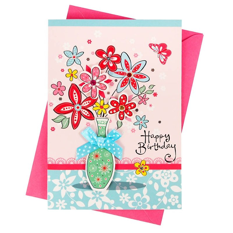Surprise you are full of love today [Hallmark-Handmade Card Birthday Wishes] - การ์ด/โปสการ์ด - กระดาษ หลากหลายสี