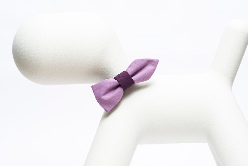 Orange Blinks Arrow Contrast Pet Bow Tie Lavender Purple L (S Sold Out) - Other - Cotton & Hemp 