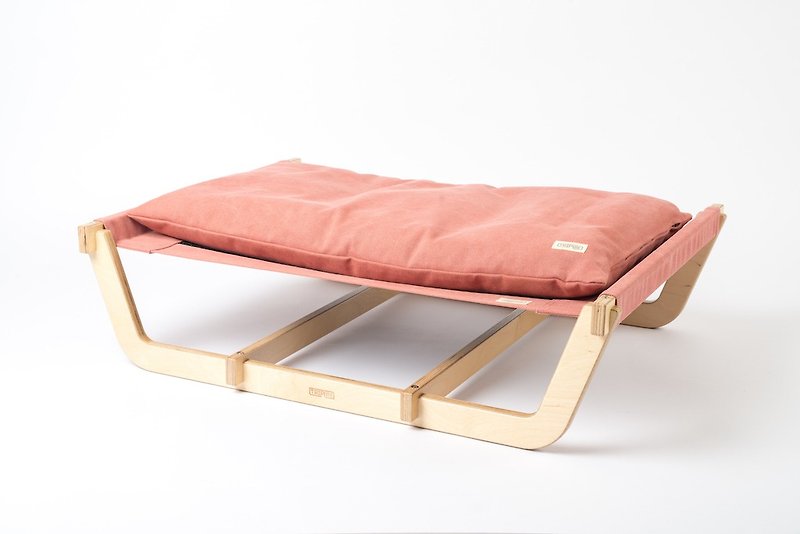 M-living hammock - brick orange (four seasons models) - ที่นอนสัตว์ - ไม้ ขาว