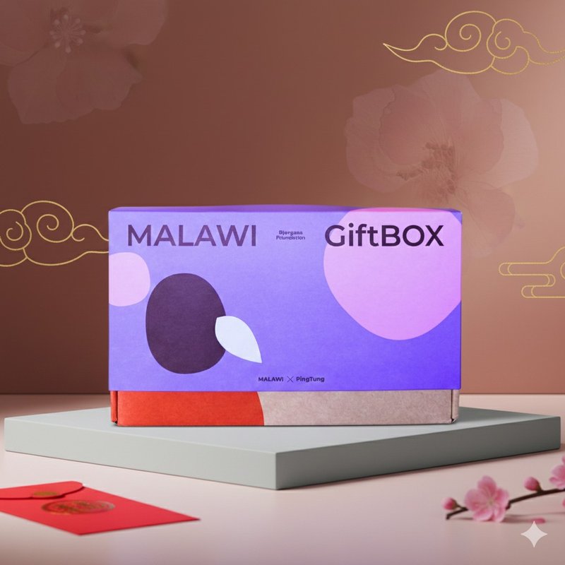 春節禮盒【是檸】鐵盒餅乾x馬拉威伯爵紅茶 - 蛋糕/甜點 - 紙 綠色