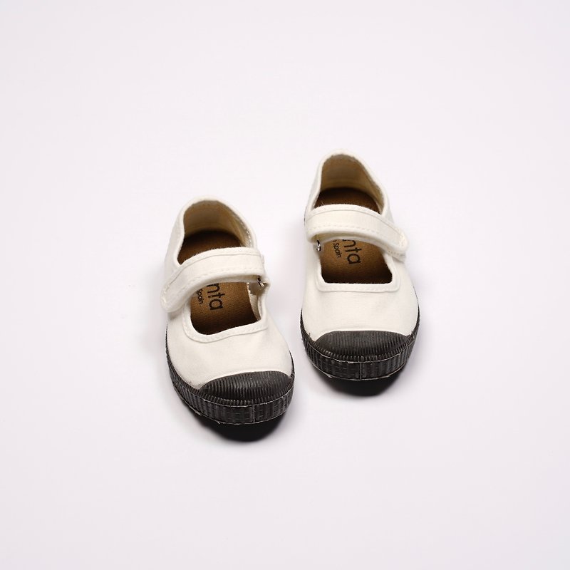 CIENTA Canvas Shoes U76997 05 - รองเท้าเด็ก - ผ้าฝ้าย/ผ้าลินิน ขาว