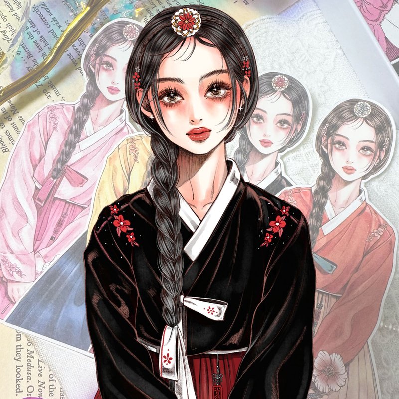 Daon sticker - 貼紙 - 紙 多色