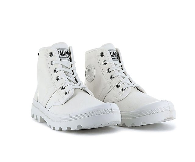 synd Blive gift vene Popular all-match] PALLADIUM BROUSSE trend all-match high-cut French  military boots 90069 white - Shop PALLADIUM Women's Casual Shoes - Pinkoi