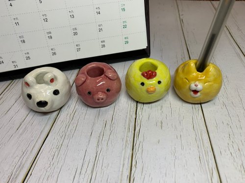 Piyobubu Zakka 生活雜貨 小動物筆插/牙刷架/筆架