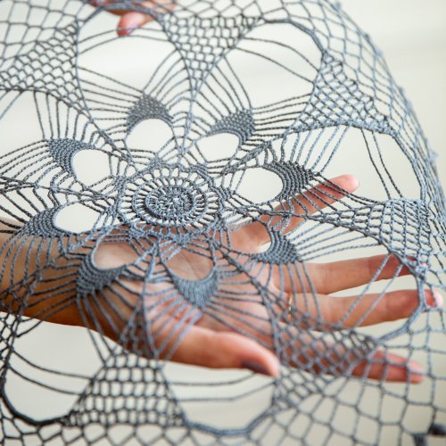 Crochet Fashion Studio Janine 純手工鉤針蕾絲花樣 | 鉤針 | 【數位】PDF棒針織圖 Crochet pattern | Lace doily diagram