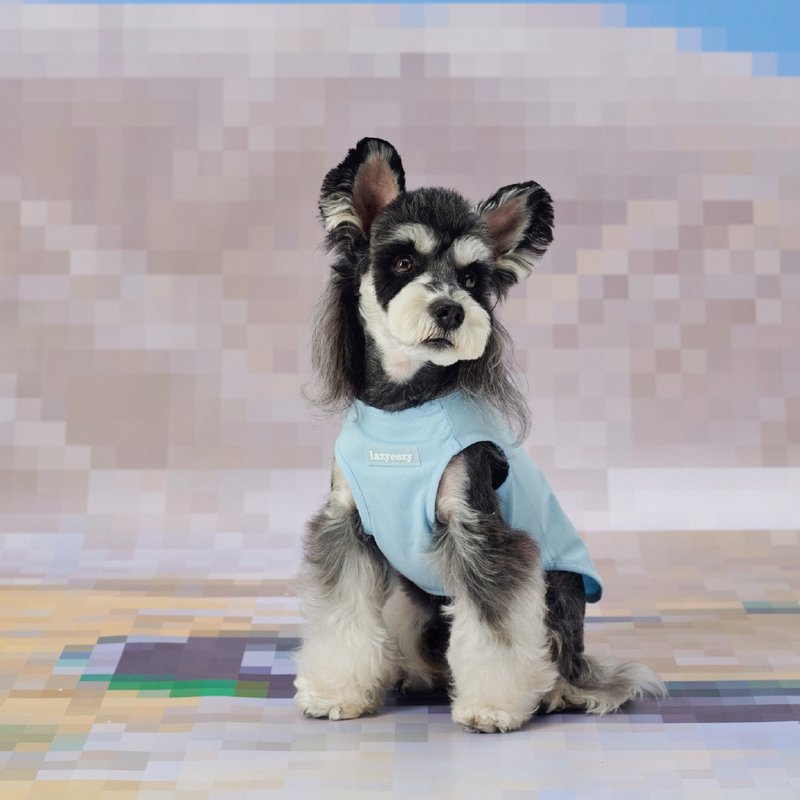 Lazyeazy outdoor vest pet dog clothes spring and summer thin section breathable Schnauzer small and medium-sized dogs - ชุดสัตว์เลี้ยง - ผ้าฝ้าย/ผ้าลินิน 