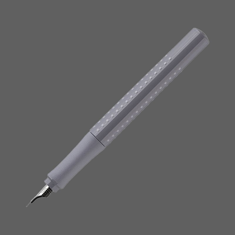 Faber Castell  好點子握得住 鋼筆-石英色-F尖/EF尖 - 鋼筆 - 其他金屬 灰色