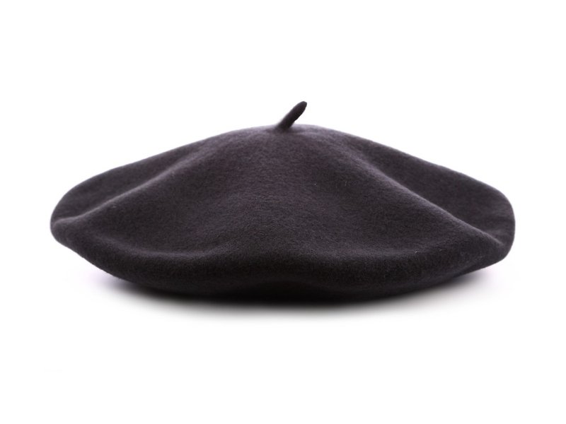 Spain ELOSEGUI female DAME beret EL_DAME19015 storm gray - หมวก - ขนแกะ 