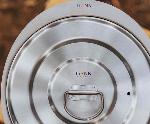 A must-have for autumn and winter│Pure titanium large soup pot/cooking hot  pot/yuanbao pot 4500ml (including titanium lid) - Shop TiANN x TiKOBO  Titanium Tableware Pots & Pans - Pinkoi