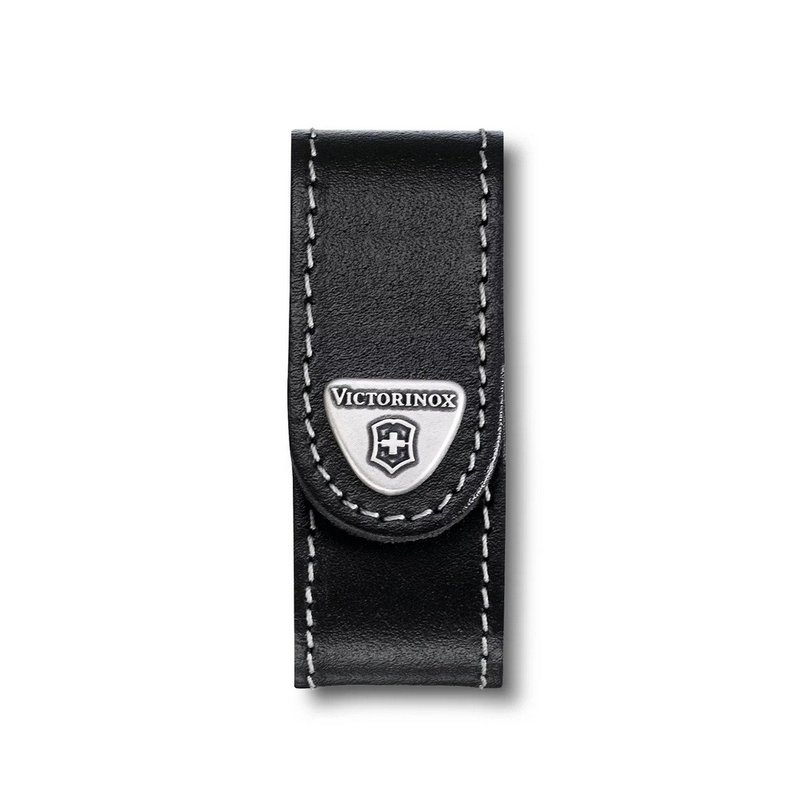 VICTORINOX Swiss Victorinox leather belt knife holster (applicable to NailClip series) 4.0519 - ชุดเดินป่า - วัสดุอื่นๆ สีดำ