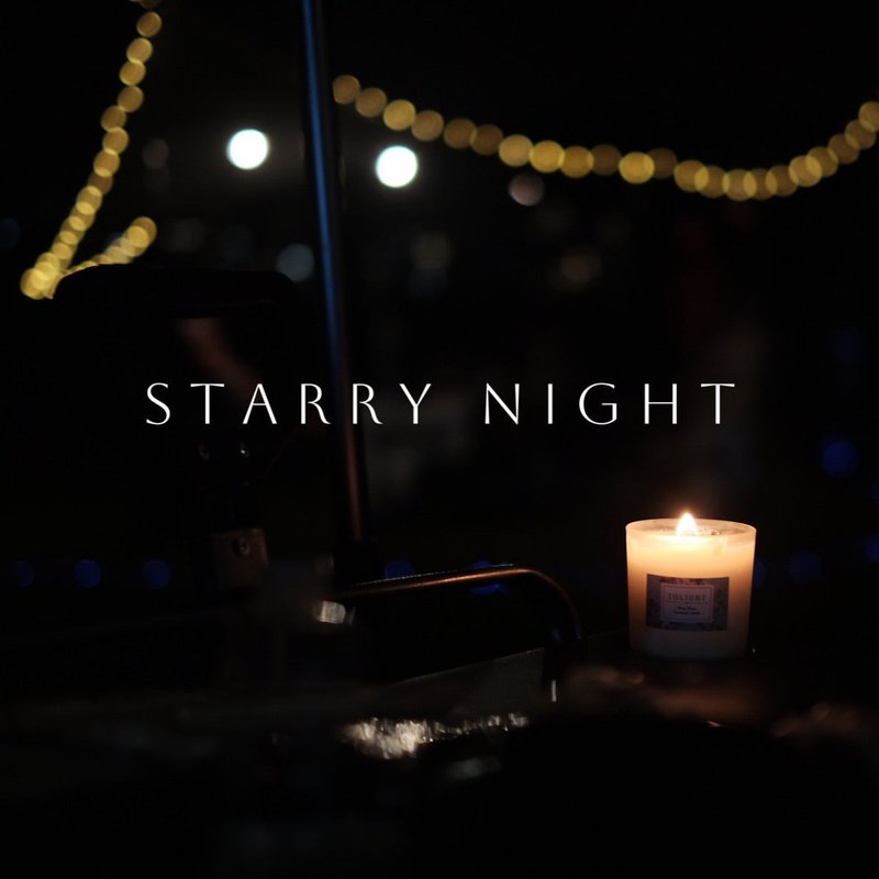 Starry Night scented candle | Fragrance spray - เทียน/เชิงเทียน - ขี้ผึ้ง 