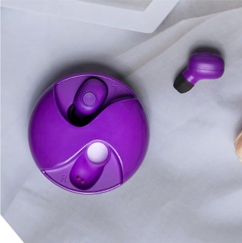 ISAAC ISAAC 藍芽耳機 真無線耳機 入耳式高續航高音質防水防塵 魔幻紫