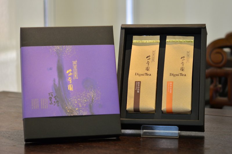 [Free Shipping Group] [Exclusive Gift Box] Alishan Double Tea Ceremony - ชา - กระดาษ หลากหลายสี