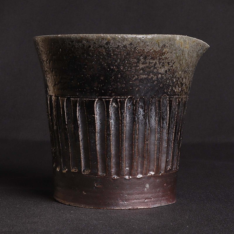 Firewood unglazed knife pattern tea sea - Teapots & Teacups - Pottery Khaki