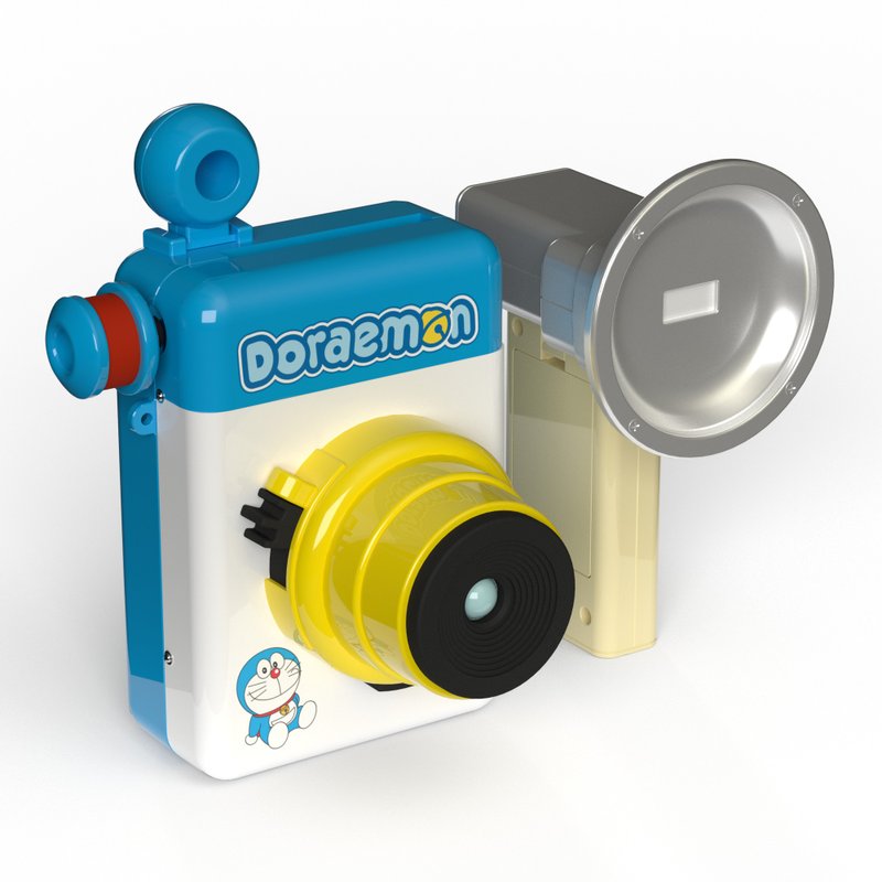 DuoA Dream Instant Camera with Flash [Set] - กล้อง - พลาสติก สีน้ำเงิน