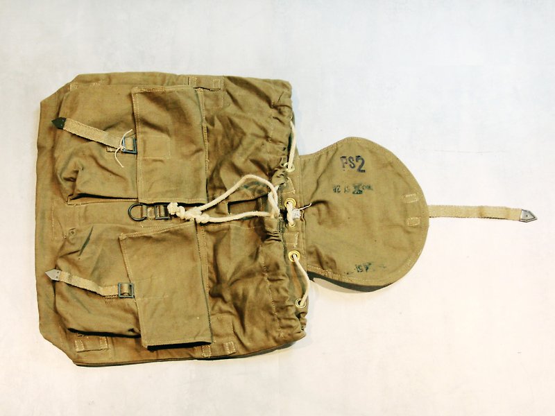 Tsubasa.Y Ancient House Czech Army M60 Canvas Backpack 01, Czech M60 backpack - กระเป๋าเป้สะพายหลัง - ผ้าฝ้าย/ผ้าลินิน 
