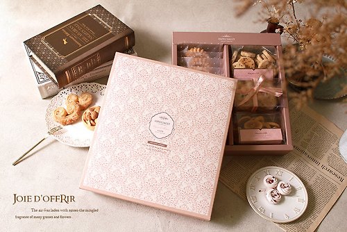 塔菓Targo甜點 【母親節禮盒】粉紅香榭-高級手工餅乾禮盒 伴手禮公司送禮