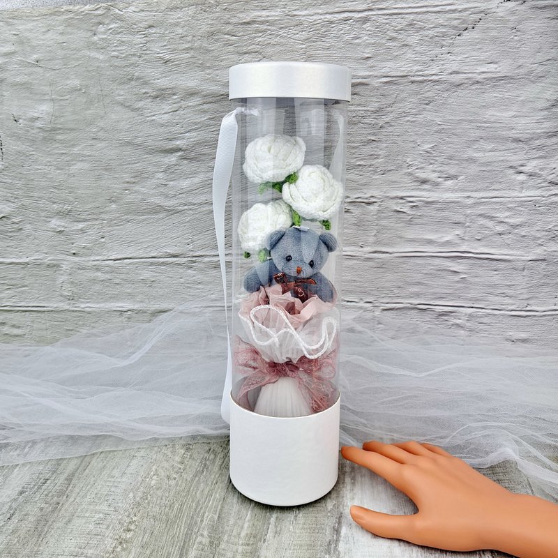 【客製化】花盒 玫瑰 禮物 花束 情人節 母親節 CRF041B - 擺飾/家飾品 - 聚酯纖維 多色