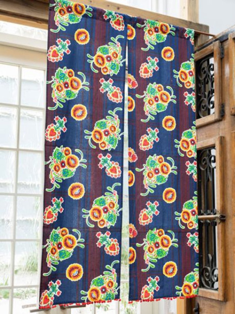 New listing Mexican flavor curtain ISAP83A9 - ม่านและป้ายประตู - ผ้าฝ้าย/ผ้าลินิน 