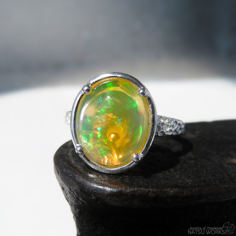 エチオピア オパール リング / Ethiopia Opal Ring 0 - 戒指 - 寶石 多色