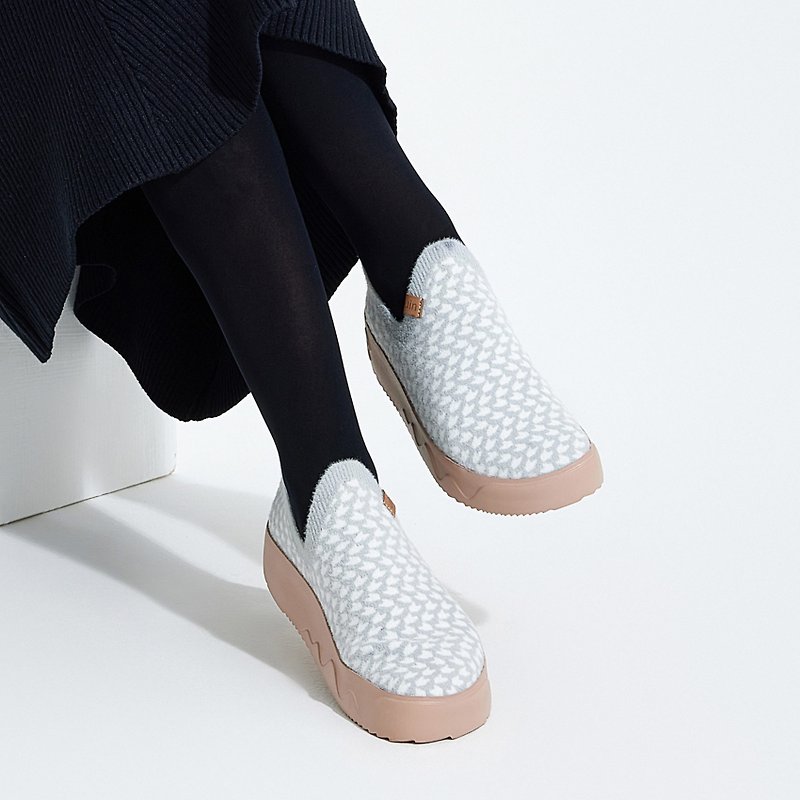 【 Uin 】西班牙原創設計 | 鷺白 彩繪休閒 女鞋 - 女款休閒鞋 - 其他材質 灰色