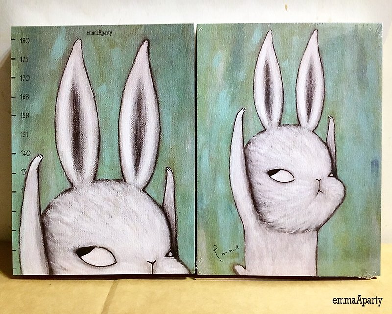 emmaAparty illustration notebook: tall rabbit - Notebooks & Journals - Paper 