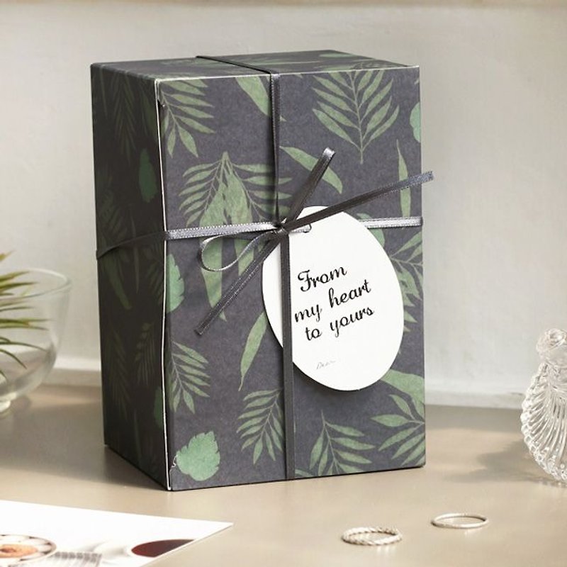 心屬於你-方塊禮物盒組L-大自然,ICO86390 - 包裝材料 - 紙 綠色