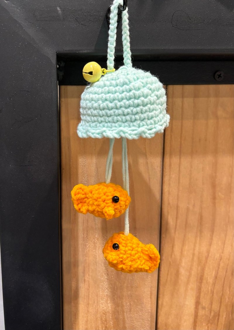 Little goldfish crocheted wind chimes - Items for Display - Other Materials 