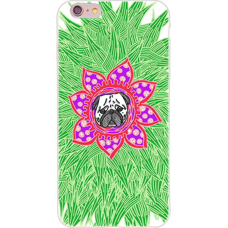 New Year Series - [Smelly flower Tobago] - Meng as -TPU phone case "iPhone / Samsung / HTC / LG / Sony / millet / OPPO" - Phone Cases - Silicone Green