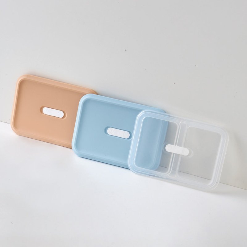 [Accessories] Double Box separated airtight Silicone upper cover - กล่องข้าว - ซิลิคอน สีใส