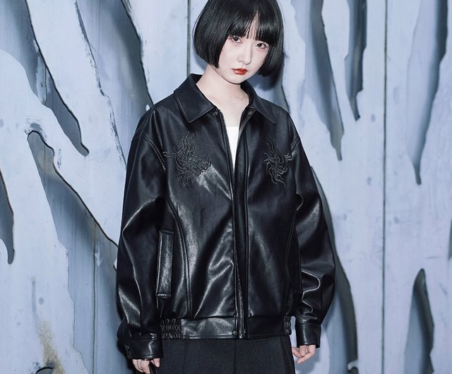 ちゃむち　VIVAYOU レザー　ファー　ジャケット　コート　刺繍　豚革 ちゃむち様専用 VIVAYOU レザー ファー ジャケット コート 刺繍 豚革