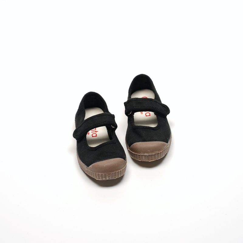 CIENTA Canvas Shoes M76997 01 - Kids' Shoes - Cotton & Hemp Black