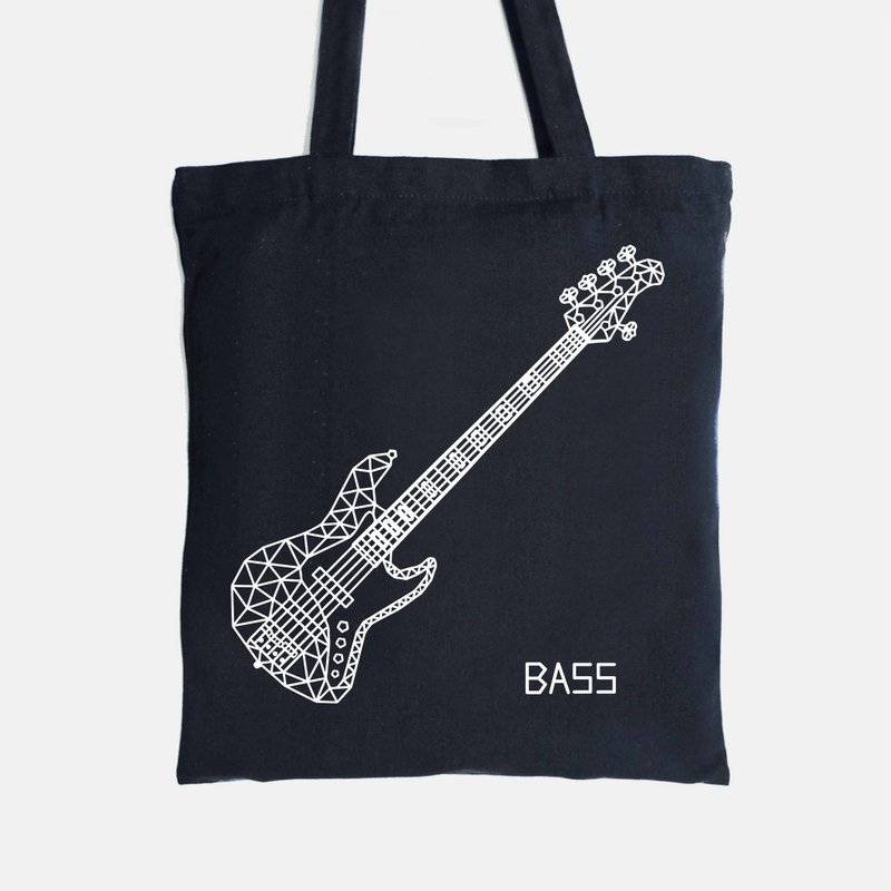 Instrument Bags- bass - Handbags & Totes - Cotton & Hemp Black