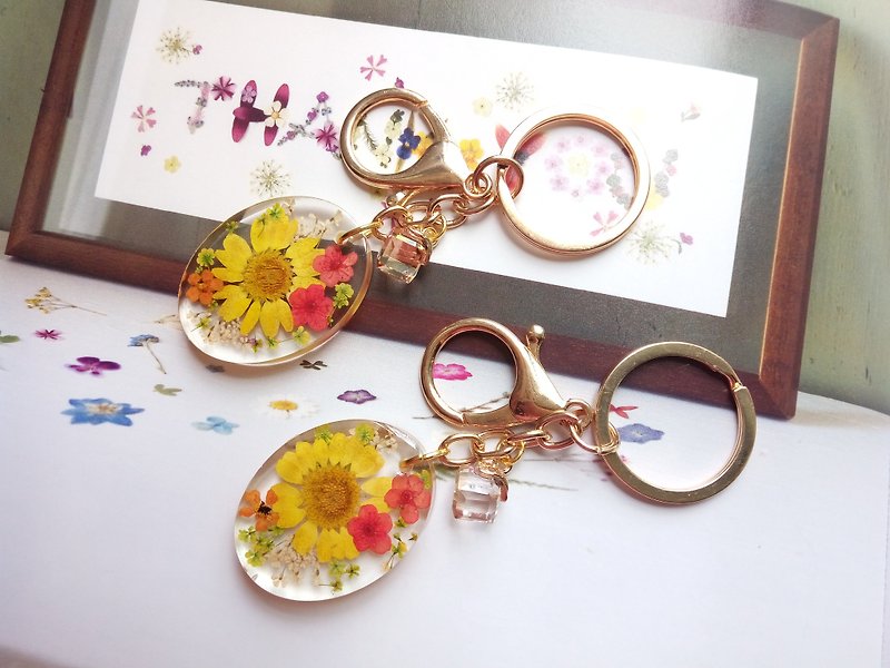 Annys workshop手作押花飾品, My style鑰匙圈,包包吊飾 - 鑰匙圈/鎖匙扣 - 其他材質 多色